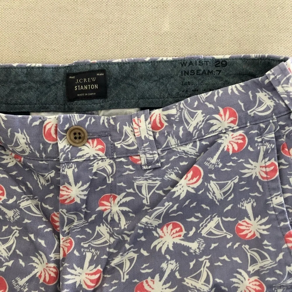 J. Crew Stanton Patterned Shorts